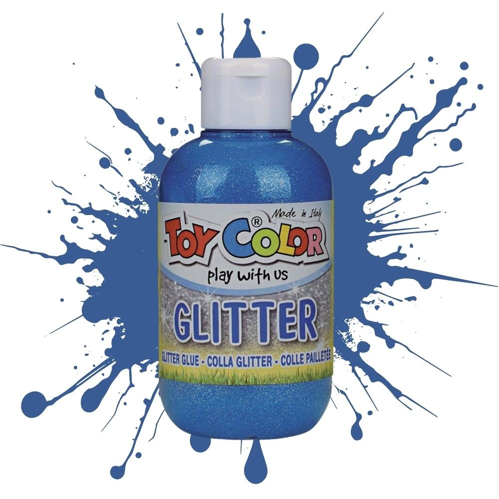 Toy Color - Superwashable Magic Glitter Glue Tempera for Kids - Bulk Pack 6 x 250ml - Image 6
