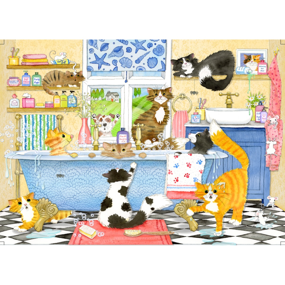 Gibsons - Catastrophe Cottage - 4 x 500 Piece Jigsaw Puzzles - Image 4