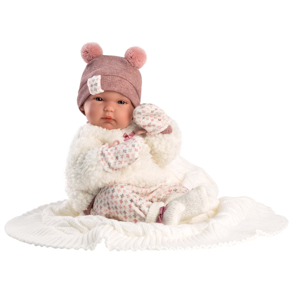 Llorens - Anatomically Correct Baby Girl Doll with Clothing & Blanket: Bimba - 35cm