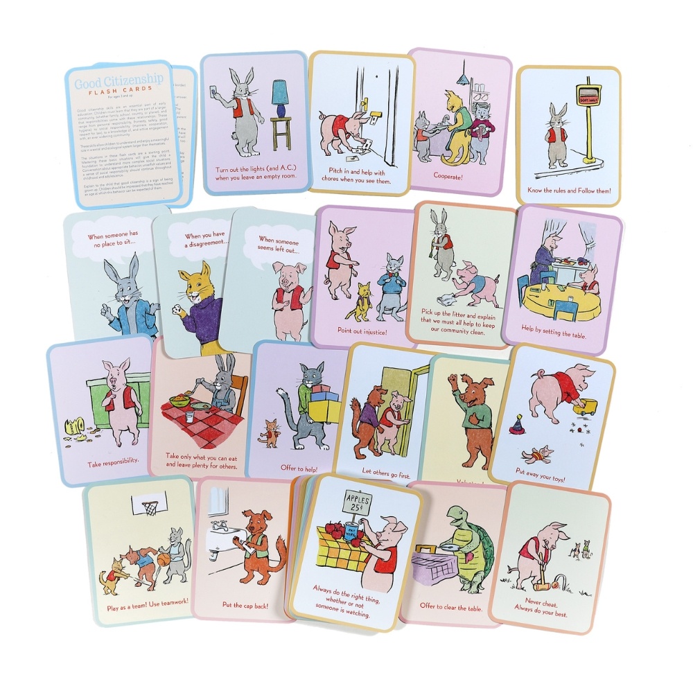 eeBoo - Good Citizenship Flash Cards - Educational Social Skills Learning Cards -** - Image 4