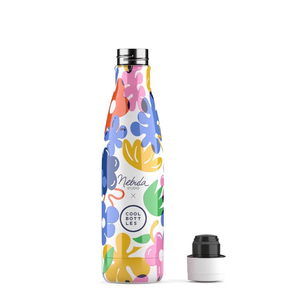 Cool Bottles - Triple-Insulated Water Bottle - Floral Madness 500ml - Image 3