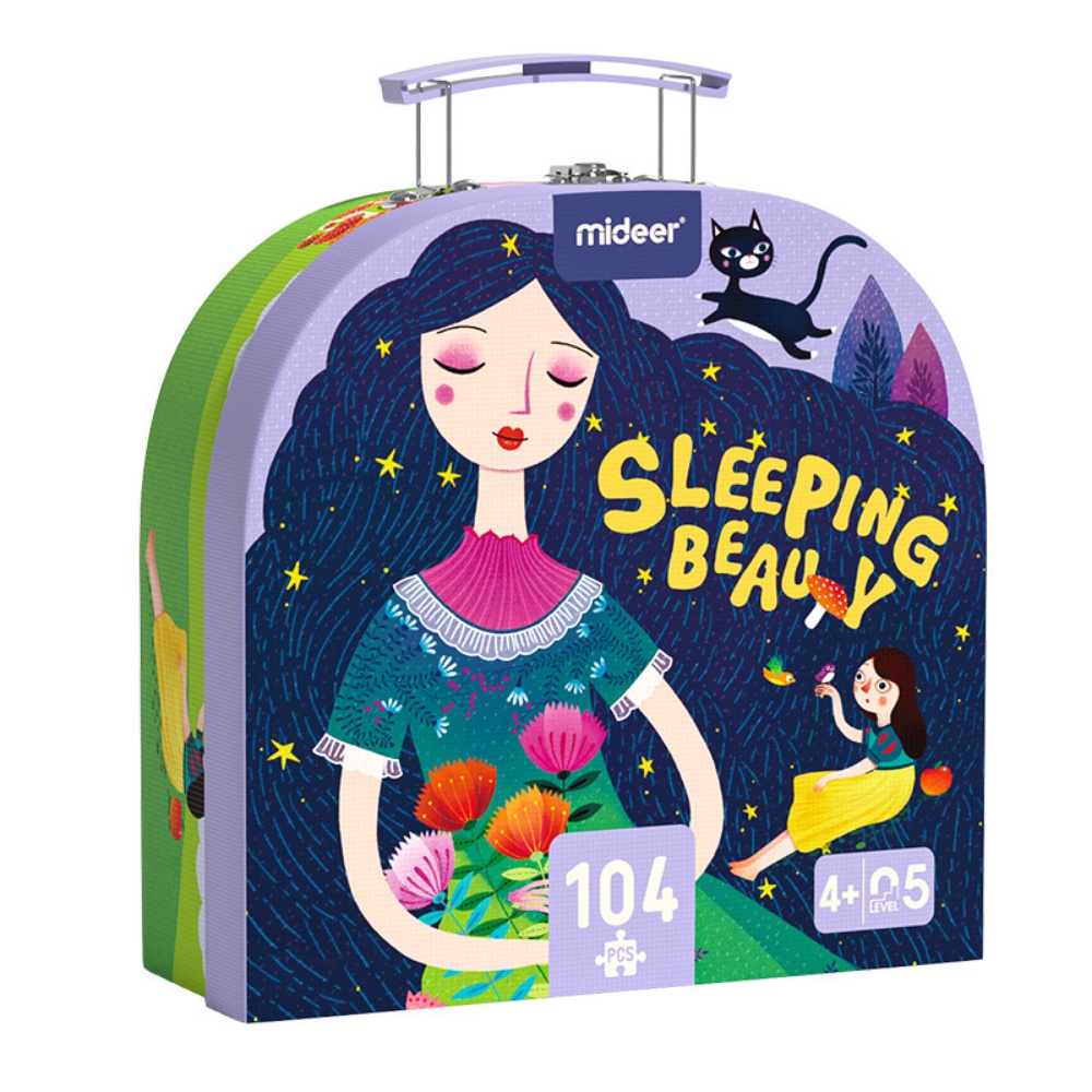 Mideer - Gift Box Jigsaw Puzzle for Kids - Sleeping Beauty - 104 Pieces