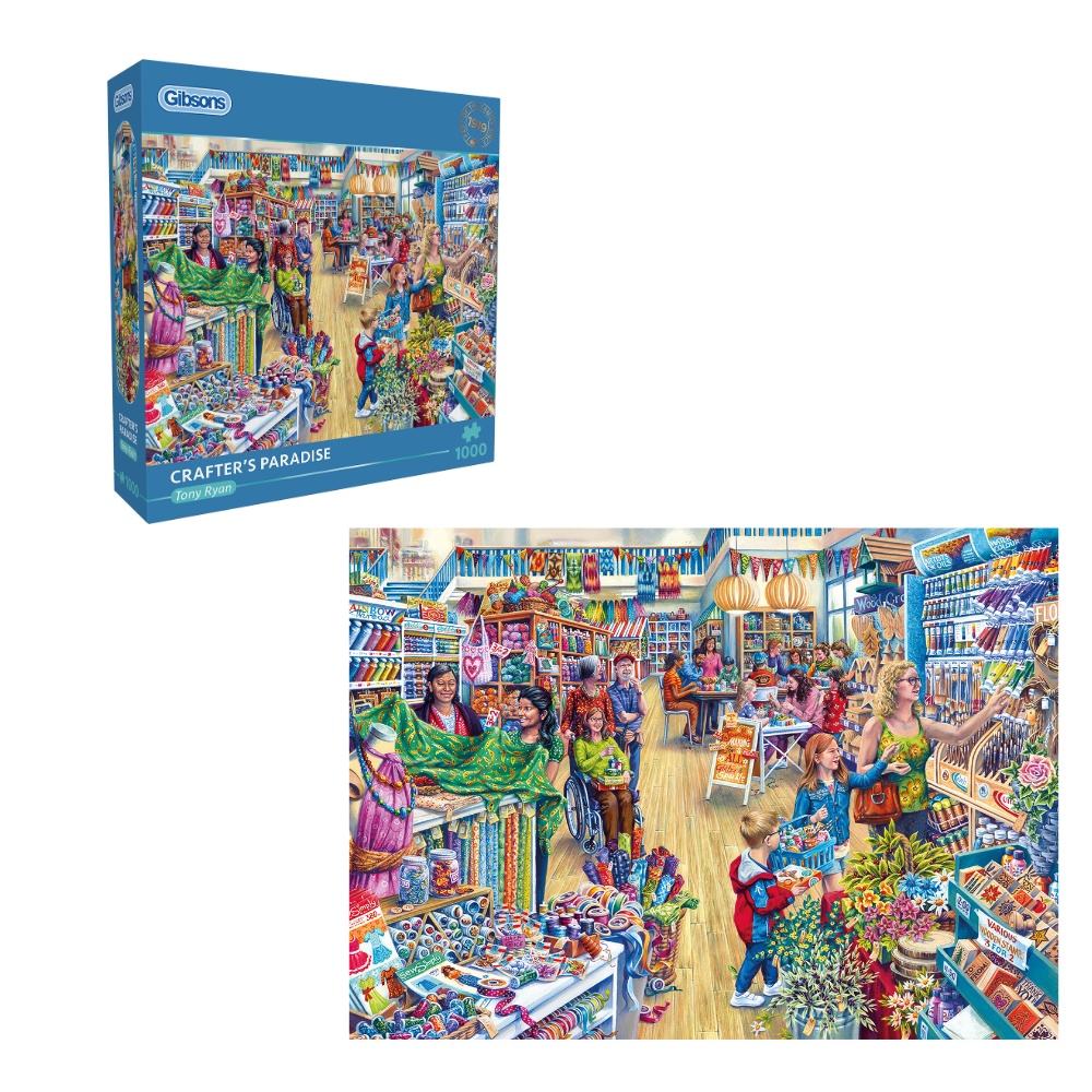 Gibsons - Crafter's Paradise - 1000 Piece Jigsaw Puzzle - Image 5