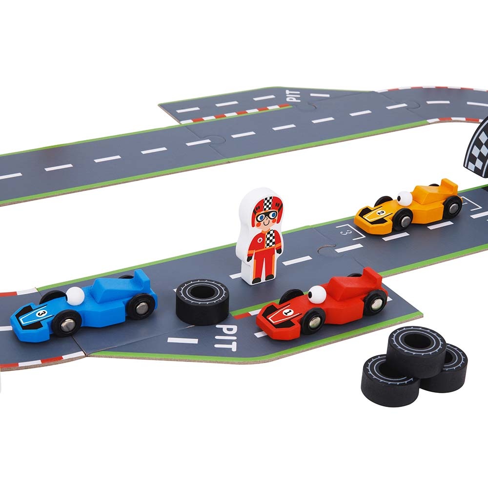 TookyToy - Pretend Play Formula 1 Car Racing Toy Set - Image 4