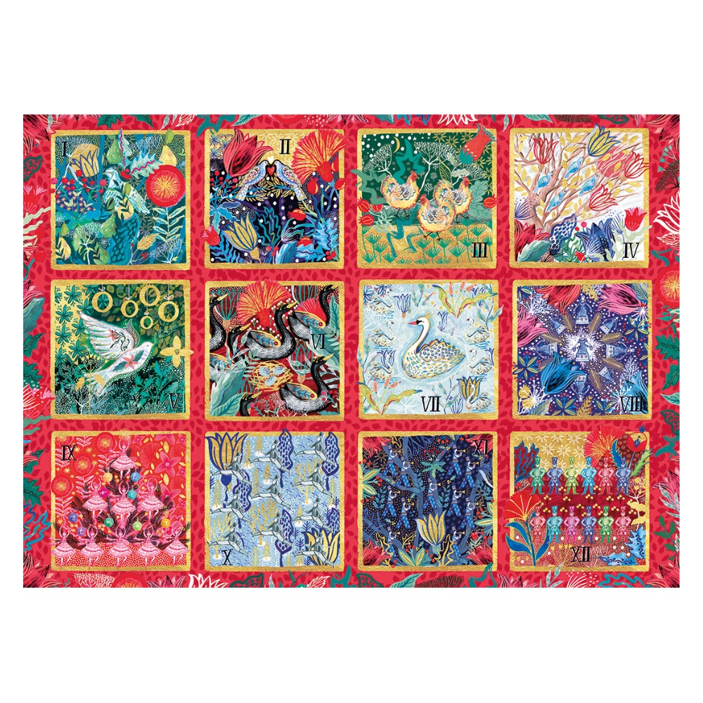Gibsons - 12 Days of Christmas - 1000 Piece Jigsaw Puzzle - Image 2