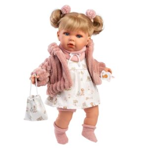 Llorens - Baby Girl Doll with Crying Mechanism, Clothing & Accessories: Julia - 42cm