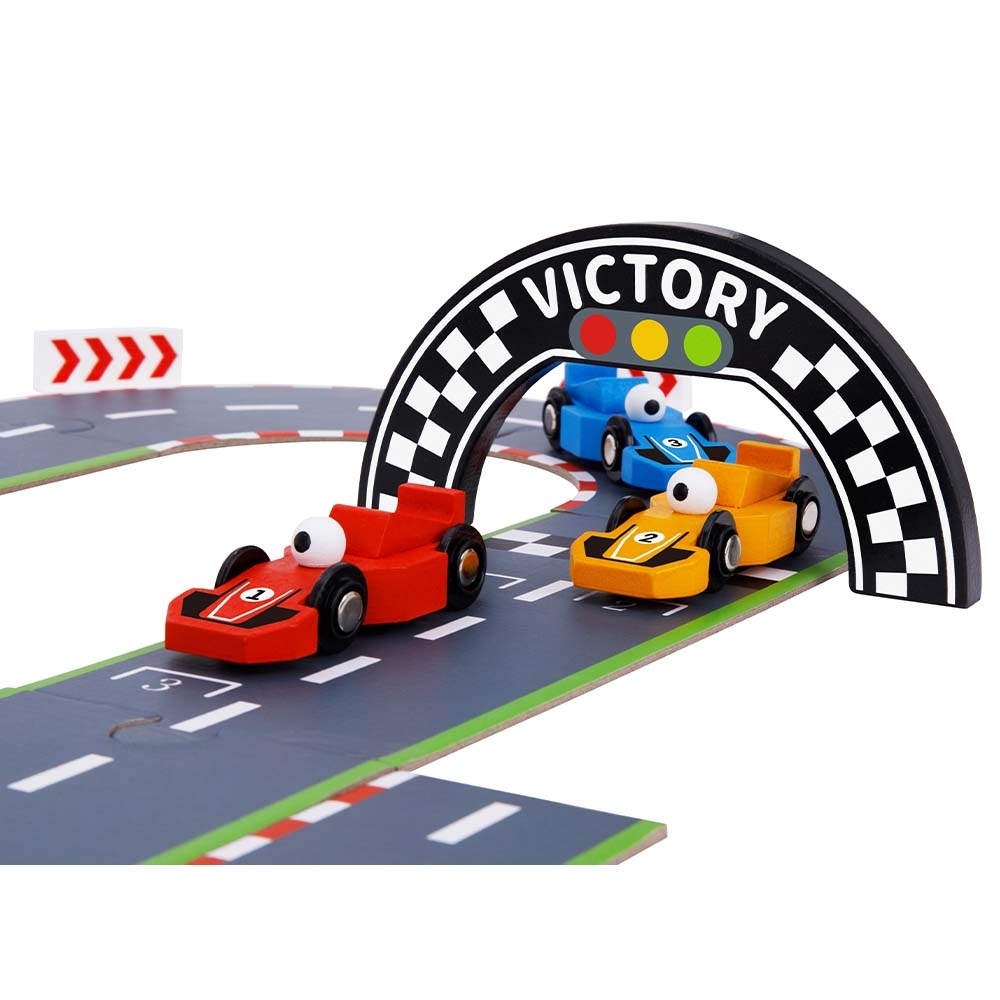TookyToy - Pretend Play Formula 1 Car Racing Toy Set - Image 5