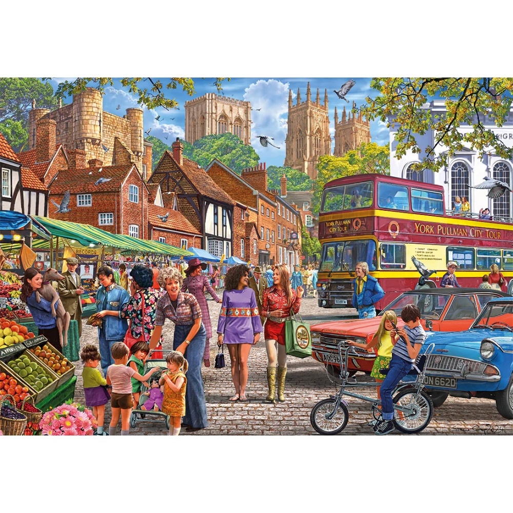 Gibsons - York Market - XL Pieces - 250 Piece Jigsaw Puzzle - Image 2