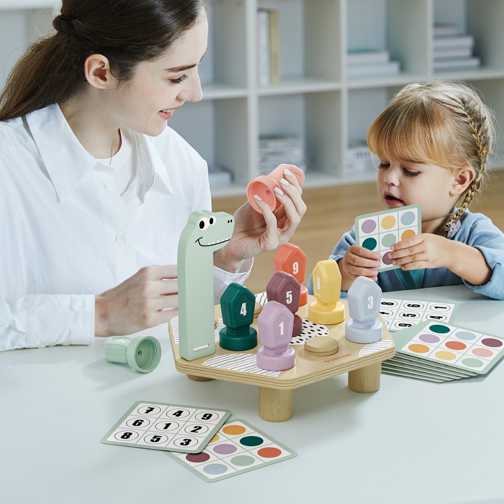 TopBright - Dino Twist Game - Color Number Matching Pattern Toy for Toddlers - Image 3