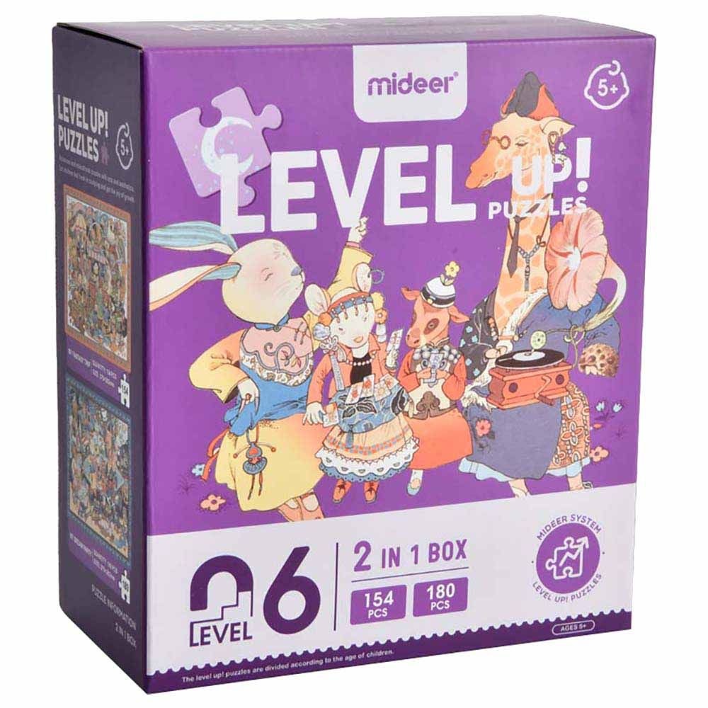 Mideer - Level Up Jigsaw Puzzle for Kids - 2-in-1 - Level 6 Forest Fantasy - Image 5