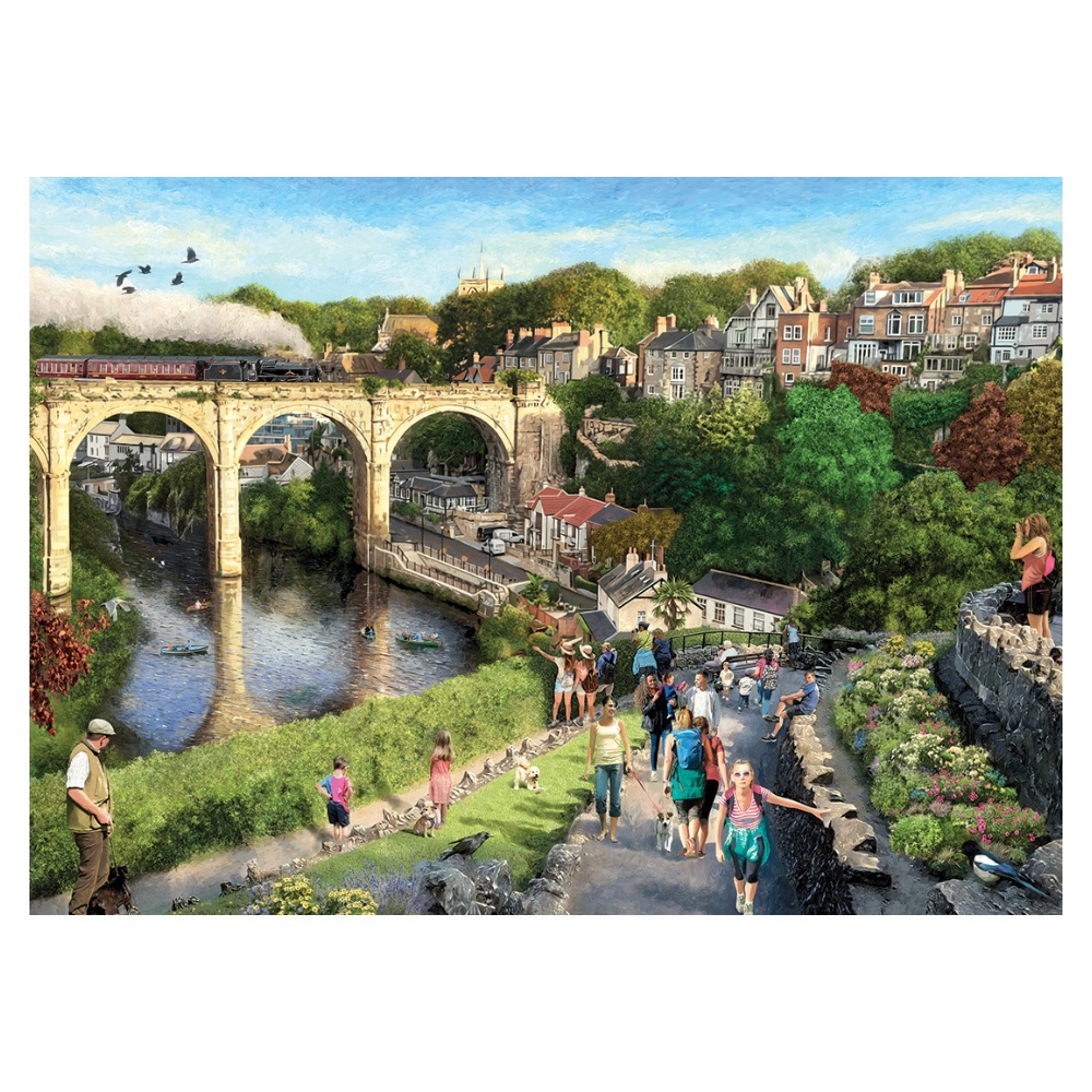 Gibsons - Knaresborough - 1000 Piece Jigsaw Puzzle - Image 2