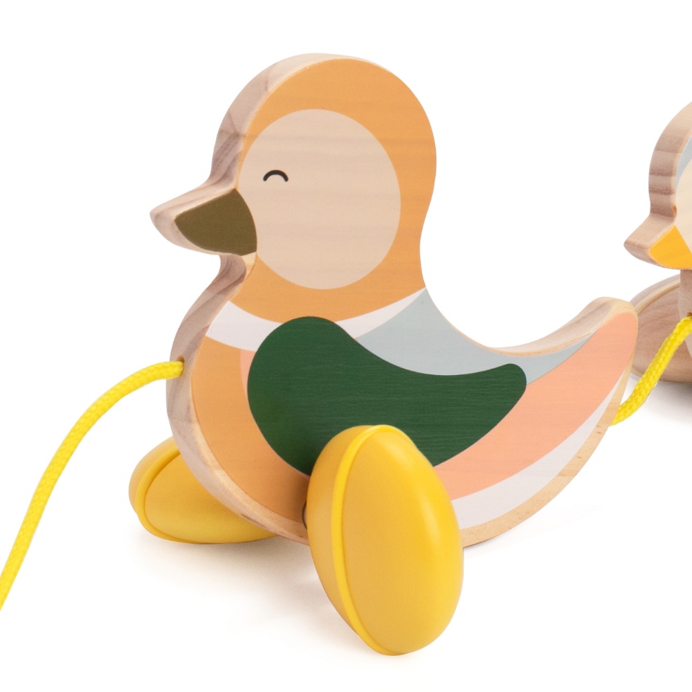 Classic World - Paddling Ducks Wooden Pull-Along Toy for Toddlers - Image 3