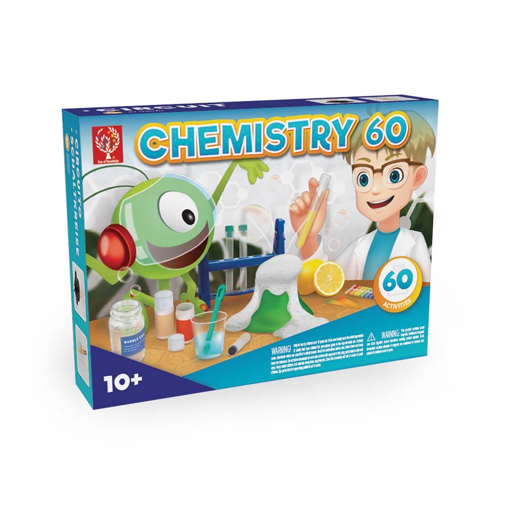 Edu-Toys - Chemistry Kit - 60 Activities - Science Learning Kit for Kids