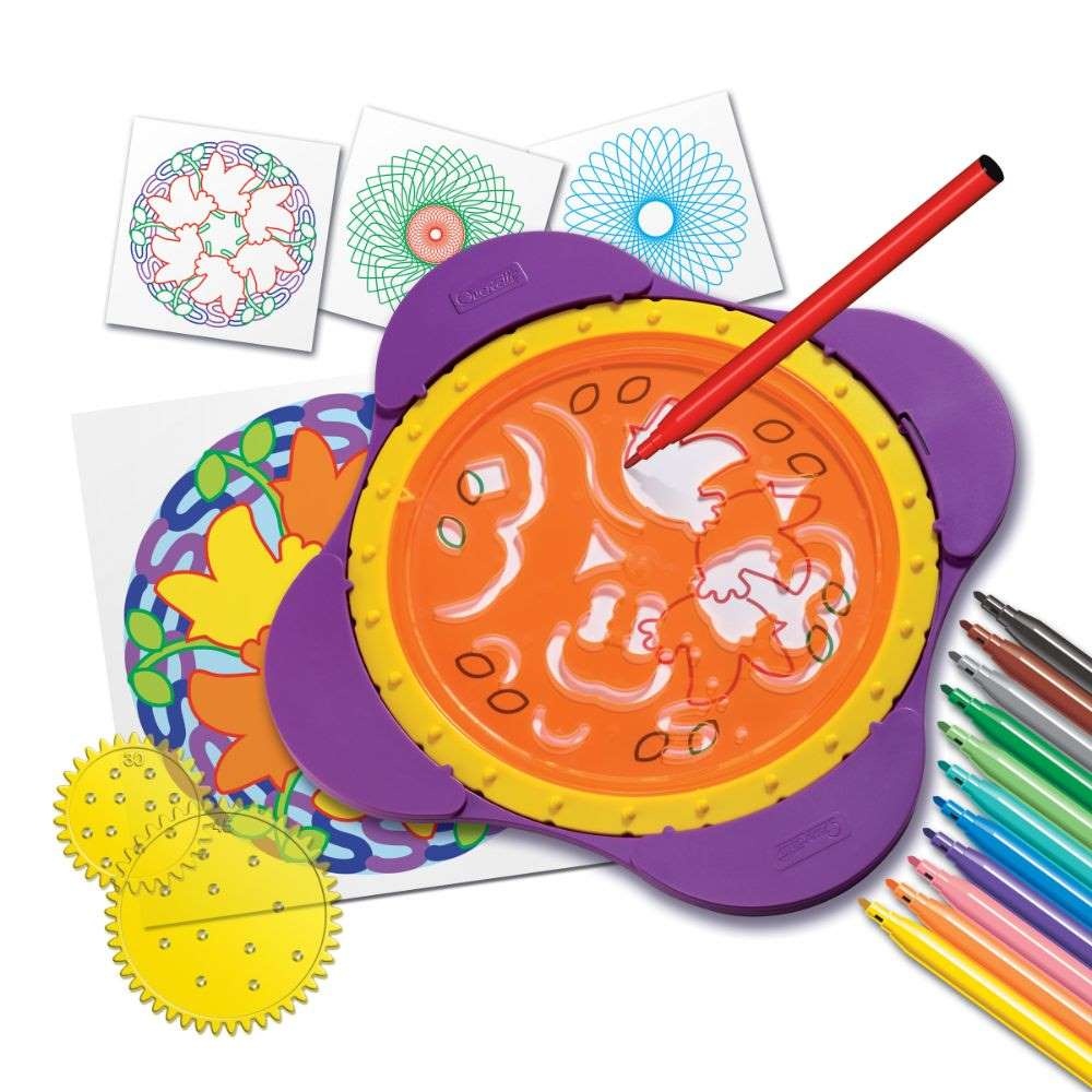 Quercetti - Mandala Drawing Set - Geometric Art & Design Toy for Kids - Image 2