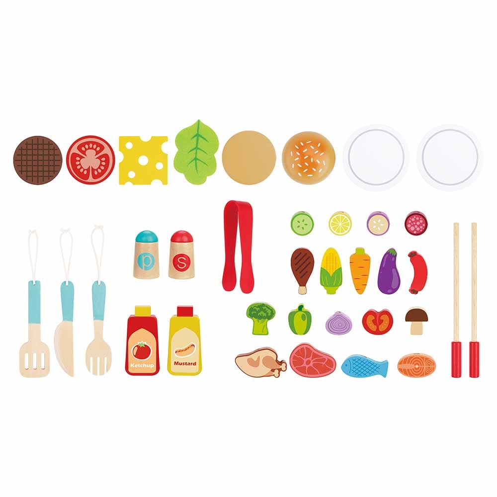 TookyToy - Pretend Play Braai Grill Toy Set - Image 3