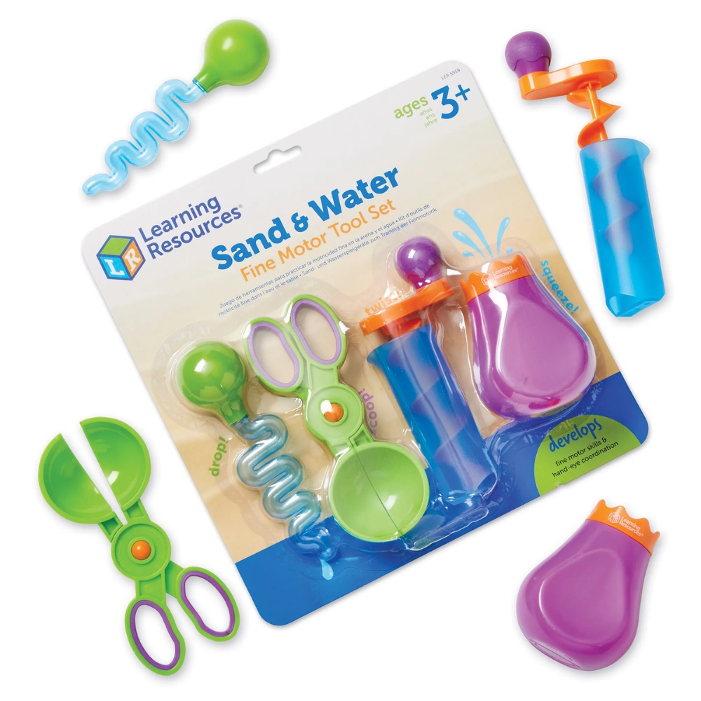 Learning Resources - Sand & Water Fine Motor & Sensory Play Tool Set