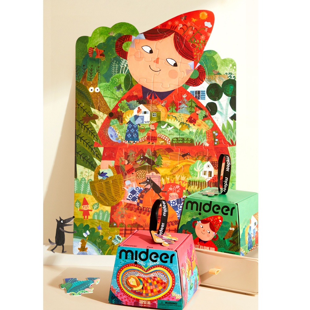 Mideer - Artist Fairytale Puzzle: Little Red Riding Hood 59pcs - Image 8