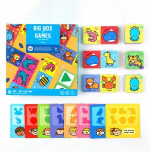 Jar Meló - My First Educational Game Set - 3-in-1 Memory, Dominoes & Bingo