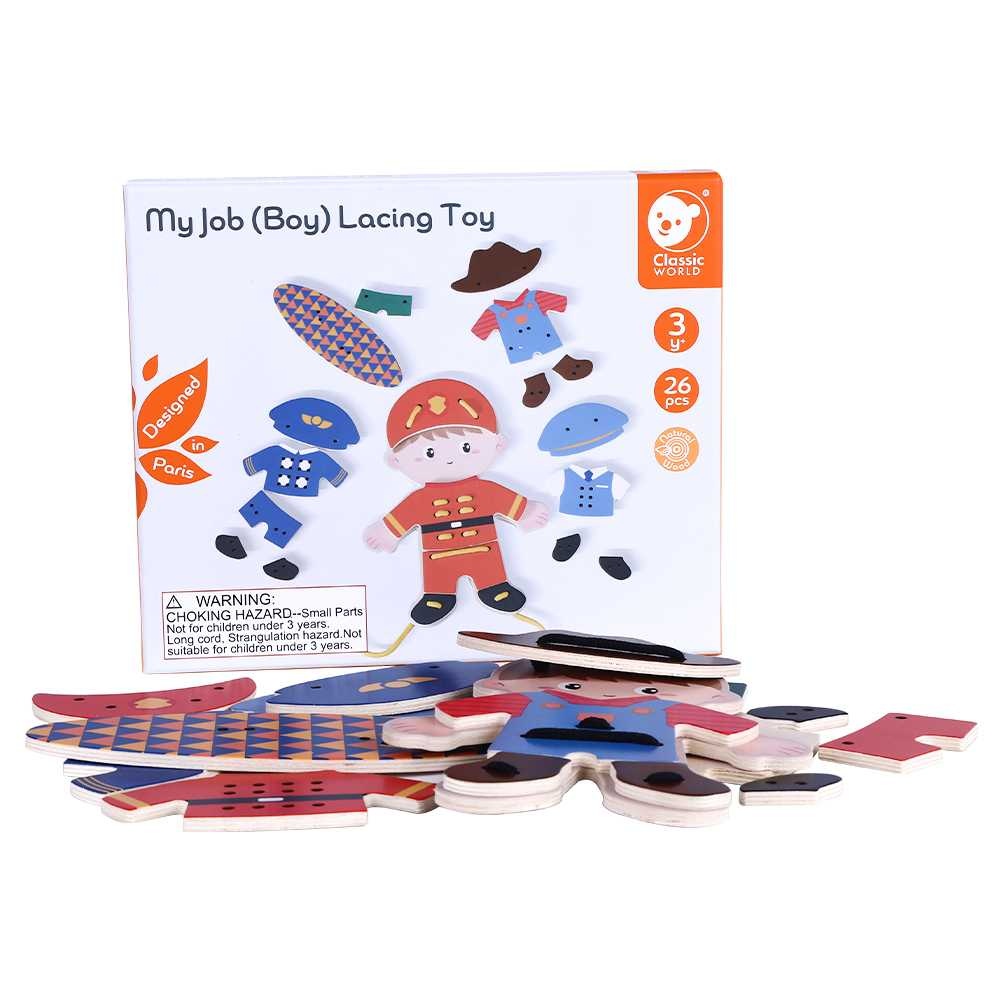 Classic World - 'My Job' Lacing Activity Set: Boy - Image 5
