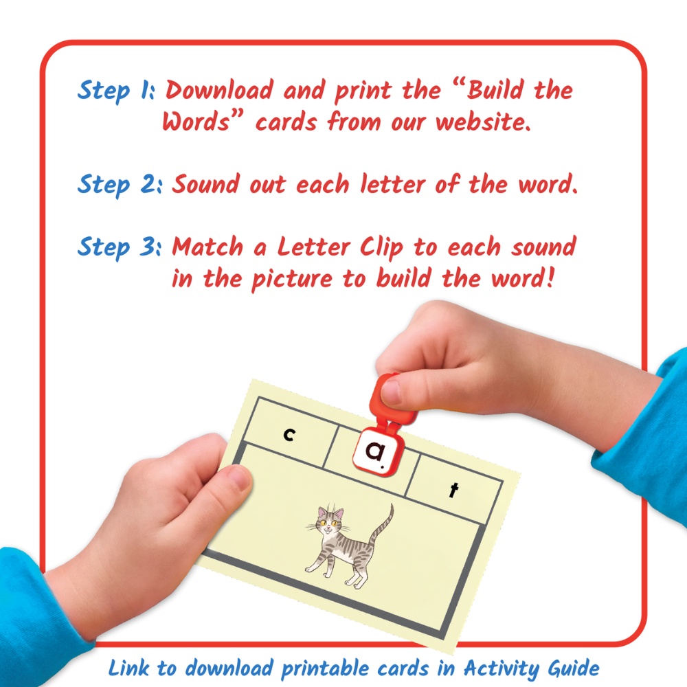 Hand2Mind - Learn My Letters Fine Motor Clips - Alphabet Skills for Kids - Image 3