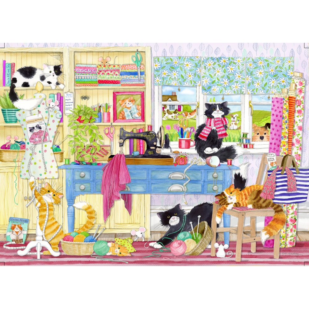 Gibsons - Catastrophe Cottage - 4 x 500 Piece Jigsaw Puzzles - Image 2