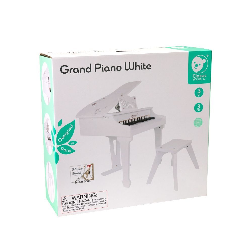 Classic World - Grand Piano - White - Image 7