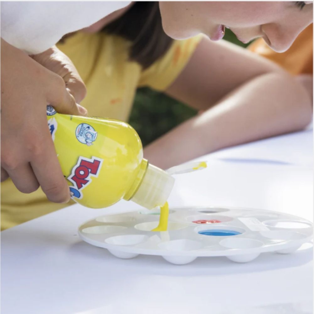 Toy Color - Superwashable Ready-Mix Tempera Paint for Kids - Bulk Pack 6 x 1000ml - Image 3