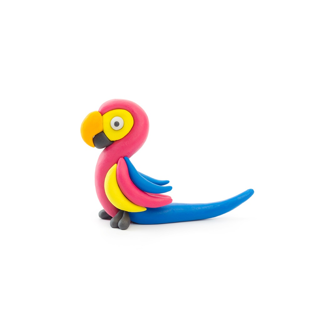 Hey Clay - Modelling Air-Dry Clay with Fun Interactive App - Birds, 15 cans - Image 4