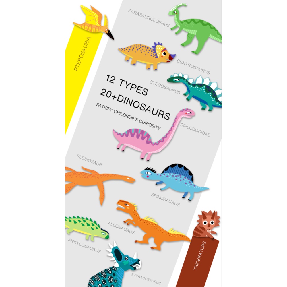 Mideer - Dinosaur Shaped Kids Jigsaw Puzzle - 280pcs - Image 5