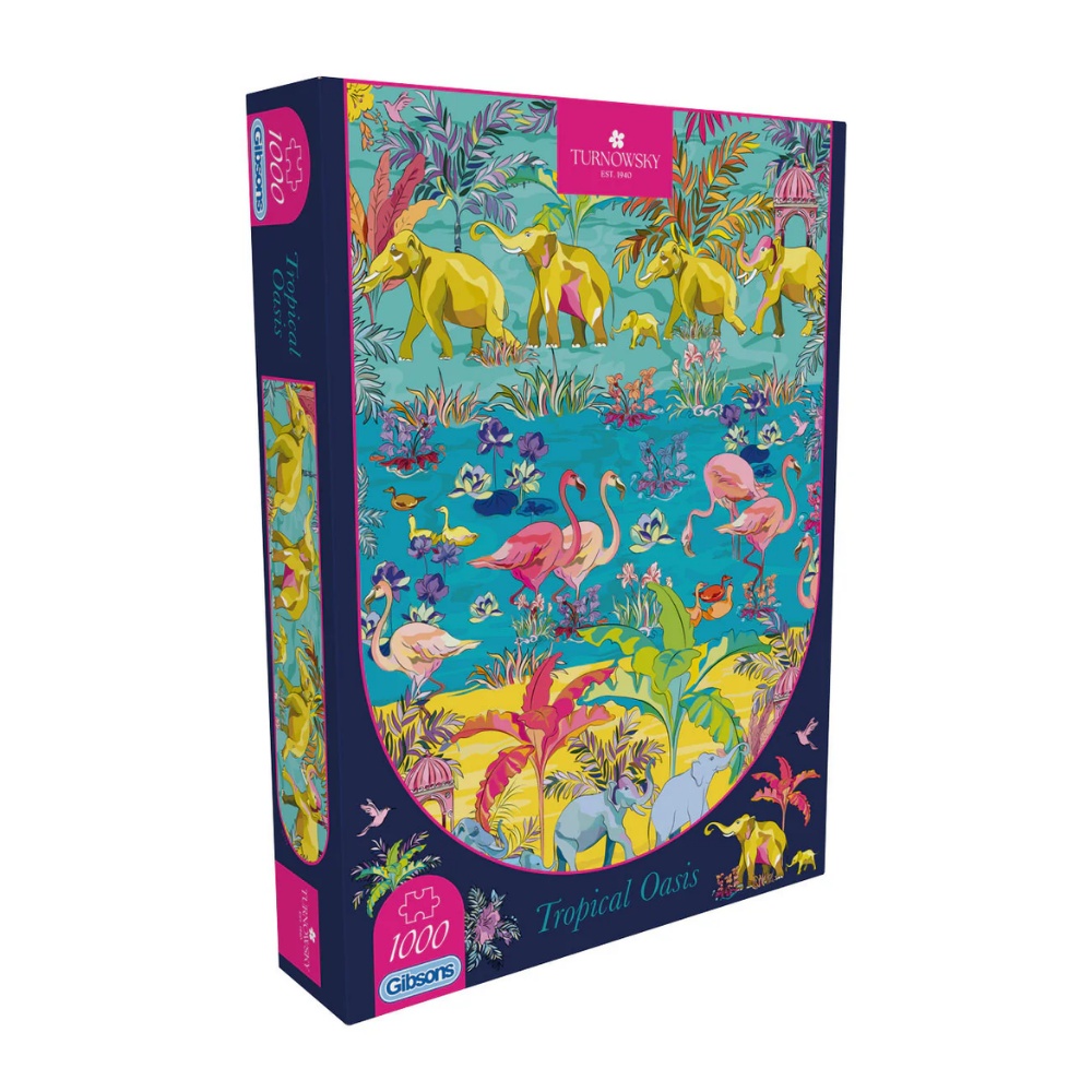 Gibsons - House of Turnowsky: Tropical Oasis - 1000 Piece Jigsaw Puzzle