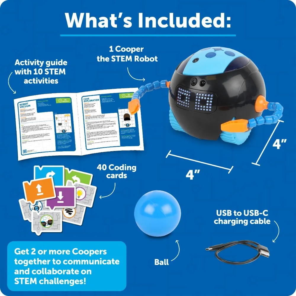 Learning Resources - Cooper™ The STEM & Coding Robot Activity Set - Image 6