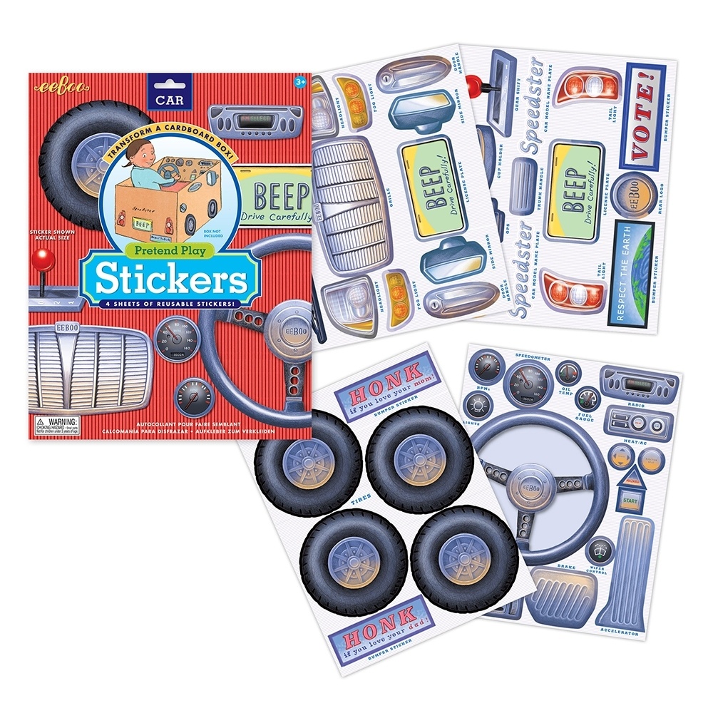 eeBoo - Car Pretend Play Stickers -** - Image 4
