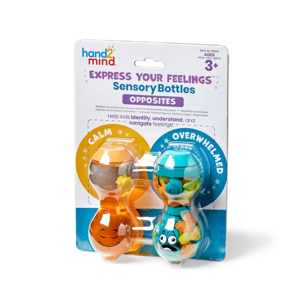 Hand2Mind - Express Your Feelings™ Sensory Bottles - Opposites: Overwhelmed and Calm - Image 10