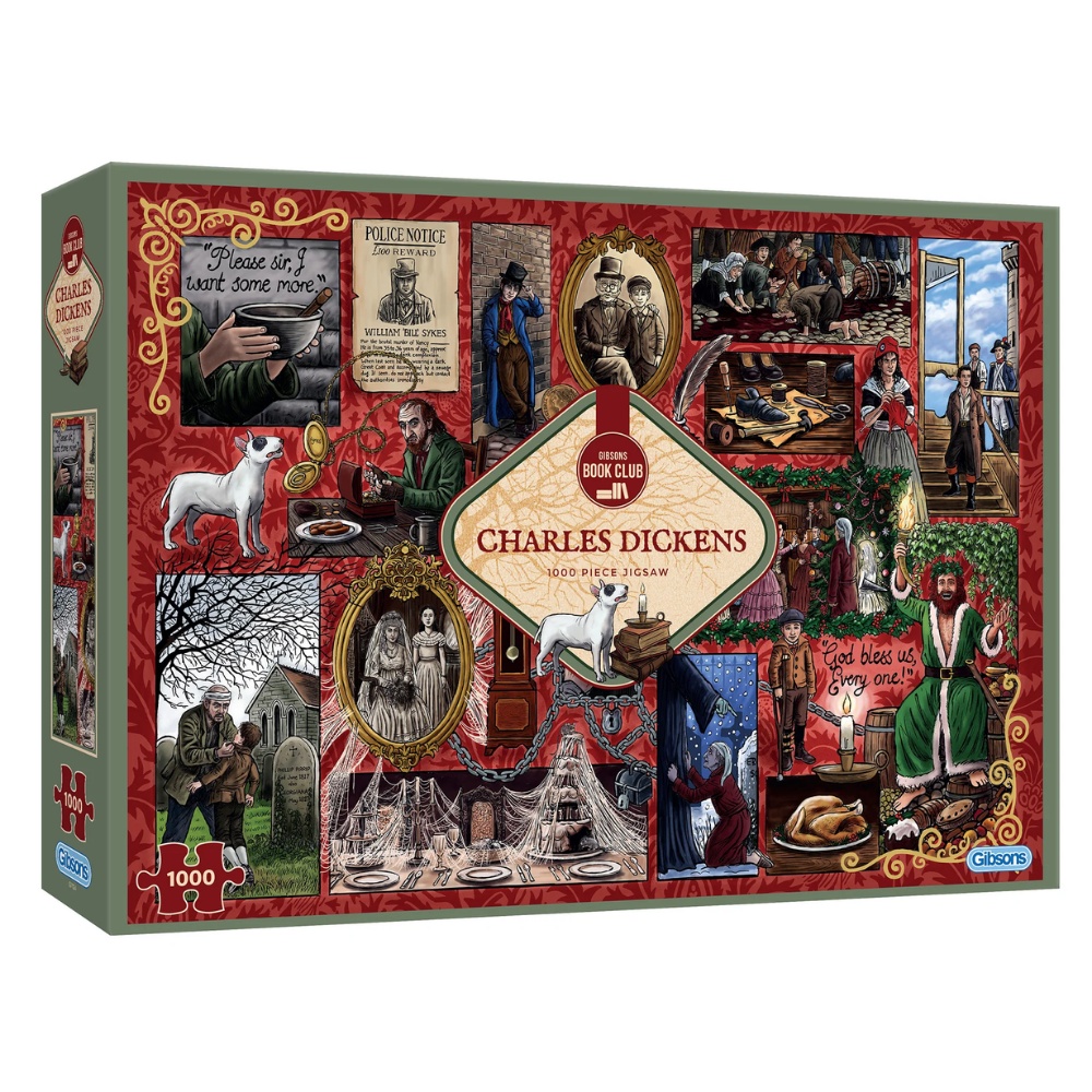 Gibsons - Book Club: Charles Dickens - 1000 Piece Jigsaw Puzzle