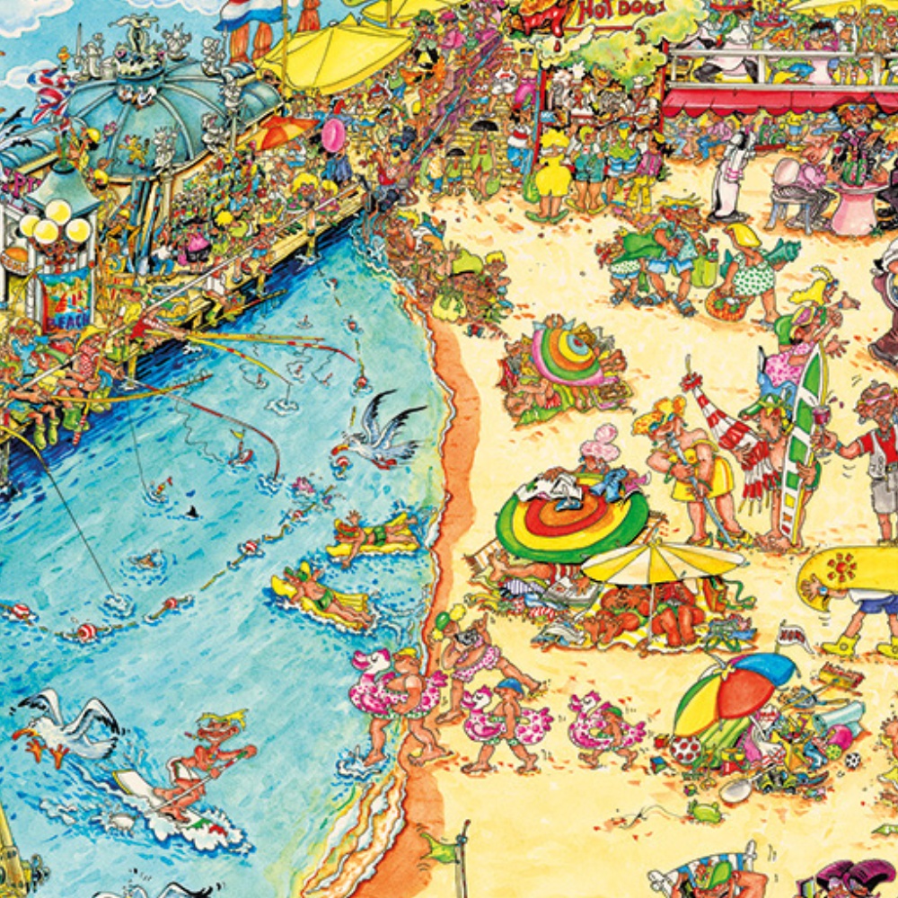 Gibsons - Jokesaws: Seaside Shenanigans - 1000 Piece Jigsaw Puzzle - Image 4