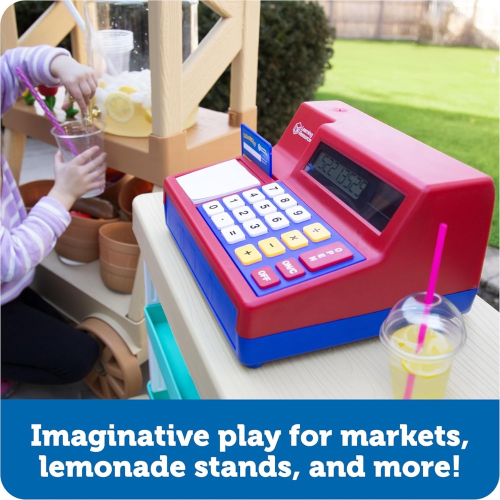Learning Resources - Pretend & Play® - Calculator Cash Register with UK Currency - Image 3