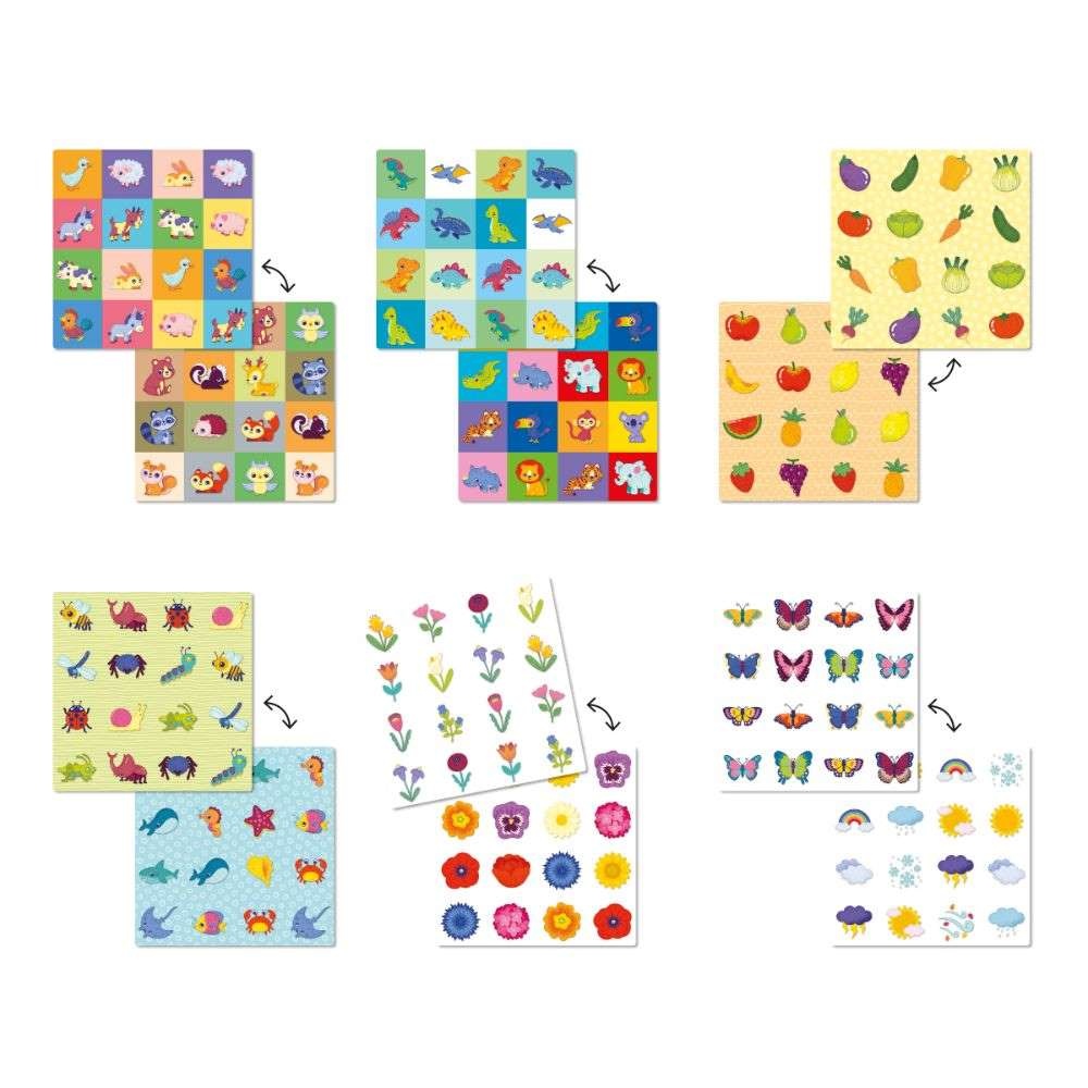 Quercetti - Fanta Memo Ladybug Memory Game - Nature-Themed Matching Cards for Kids - Image 4