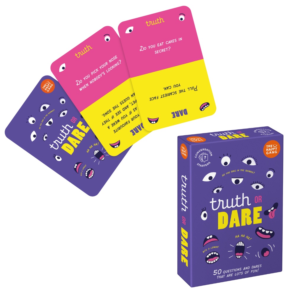 The Happy Gang - Truth or Dare Card Game - Conversation Starters for Families - Image 4