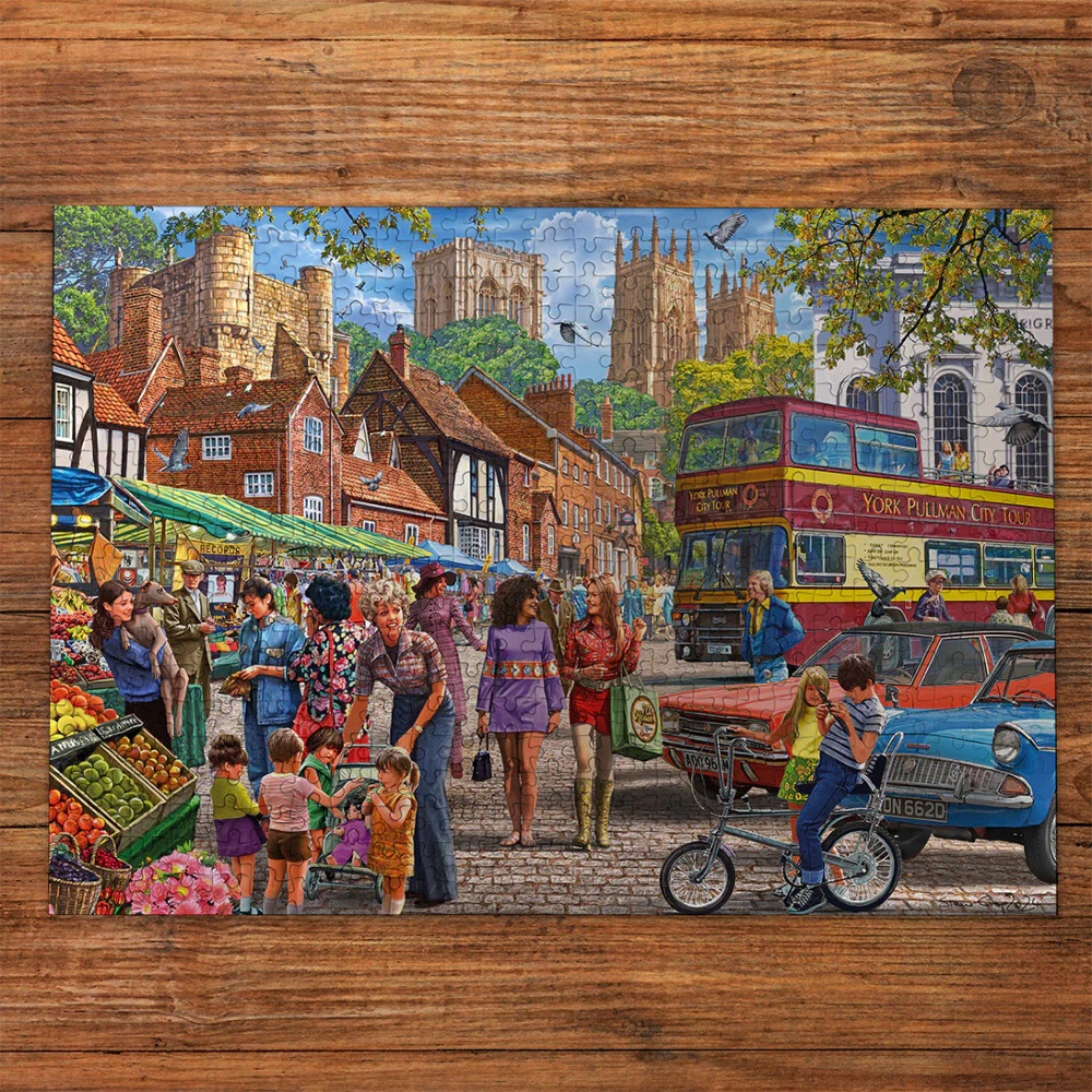 Gibsons - York Market - XL Pieces - 250 Piece Jigsaw Puzzle - Image 3