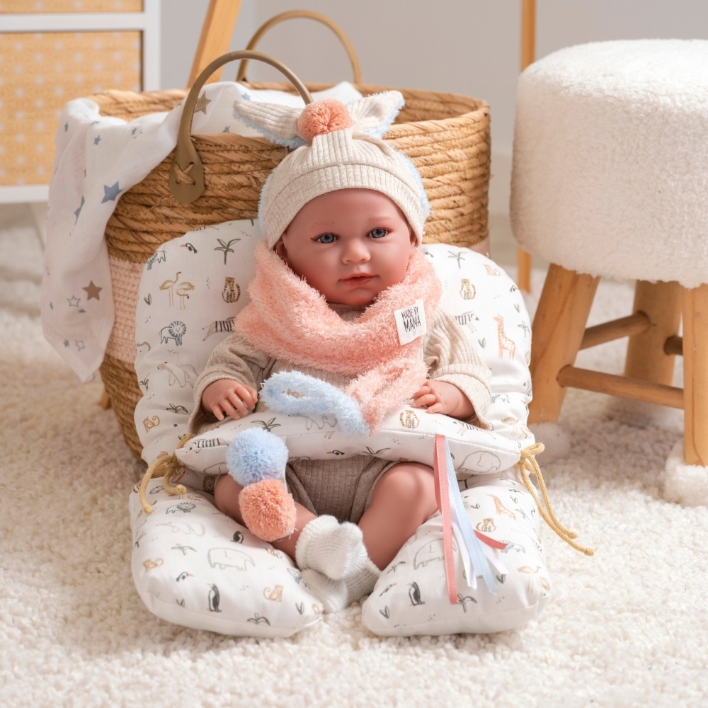 Llorens - Baby Girl Doll with Crying Mechanism, Clothing & Cushion: Mimi - 42cm - Image 2