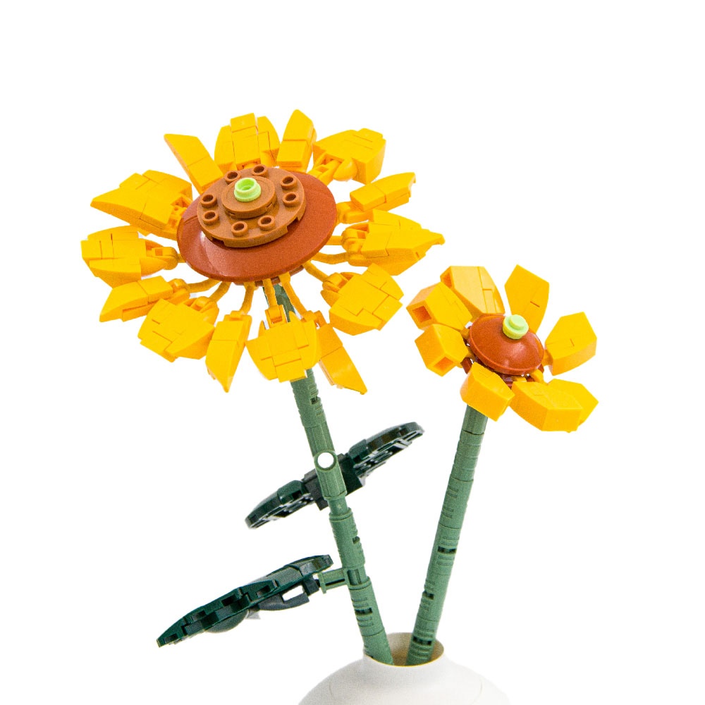 Sluban Building Set: Pleyerid - Flowers - Sunflower - 251pcs - Image 4