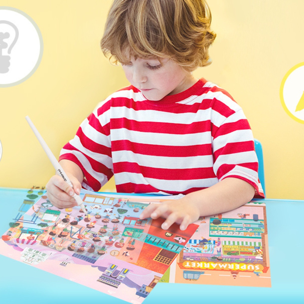 Jar Meló - Rub-On Transfer Sticker Set - The Busy City - 100+pcs - Image 6