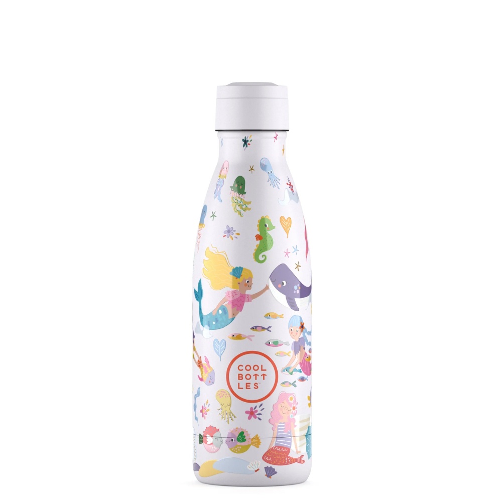 Cool Bottles - Kids Triple-Insulated Water Bottle - Sweet Mermaids 350ml - Image 3