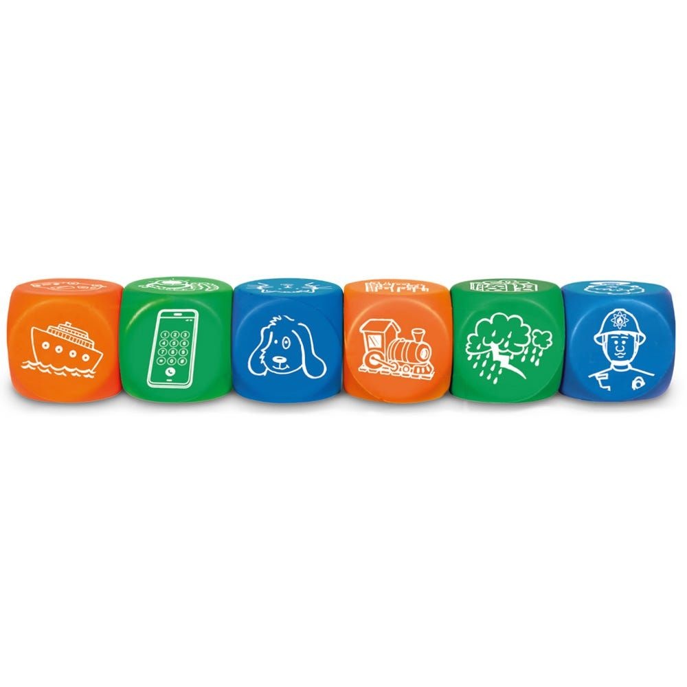 Learning Resources - Story Starter Picture Cubes - Image 3
