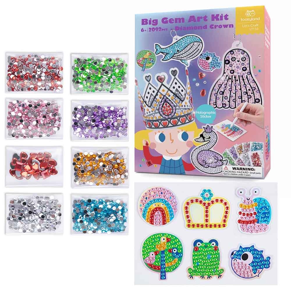 TookyToy - Big Gem Art Kit - Diamond Crown