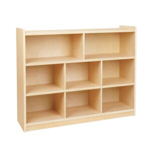 TookyToy - Wooden Shelf and Toy Storage for Kids Room: Plywood 90x113cm