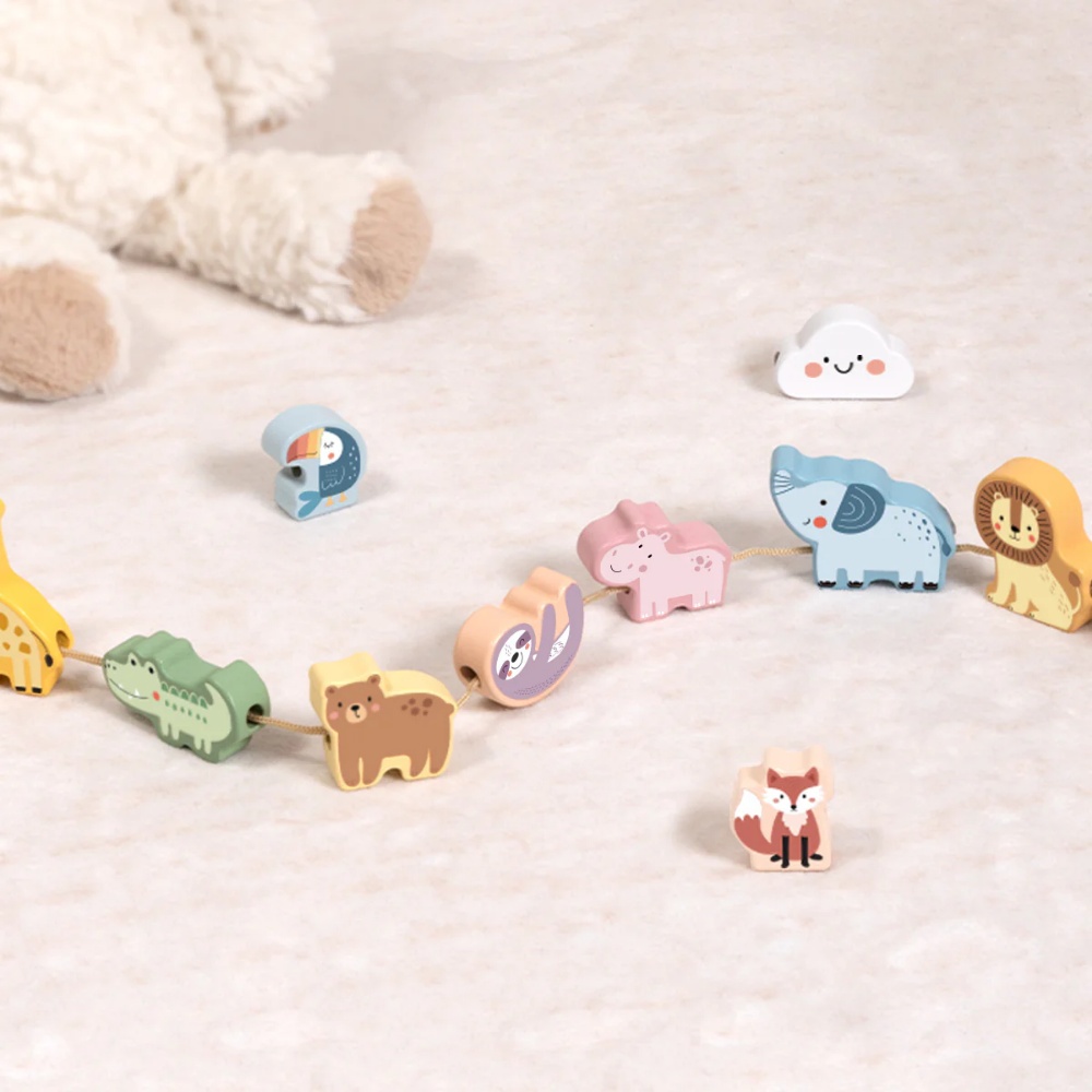 TookyToy - Fine Motor Lacing Animals Set - Image 5