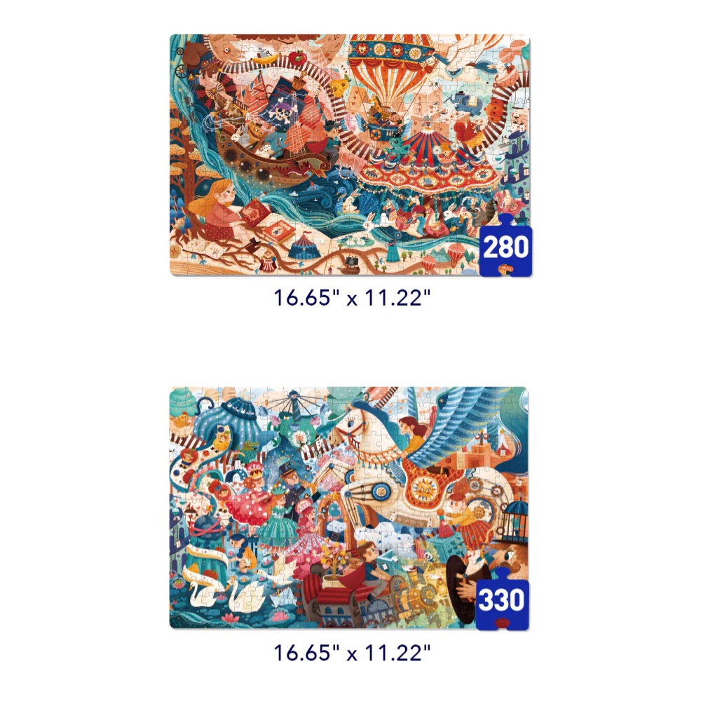 Mideer - Level Up Jigsaw Puzzle for Kids - 2-in-1 - Level 8 Magic Fantasy World - Image 3