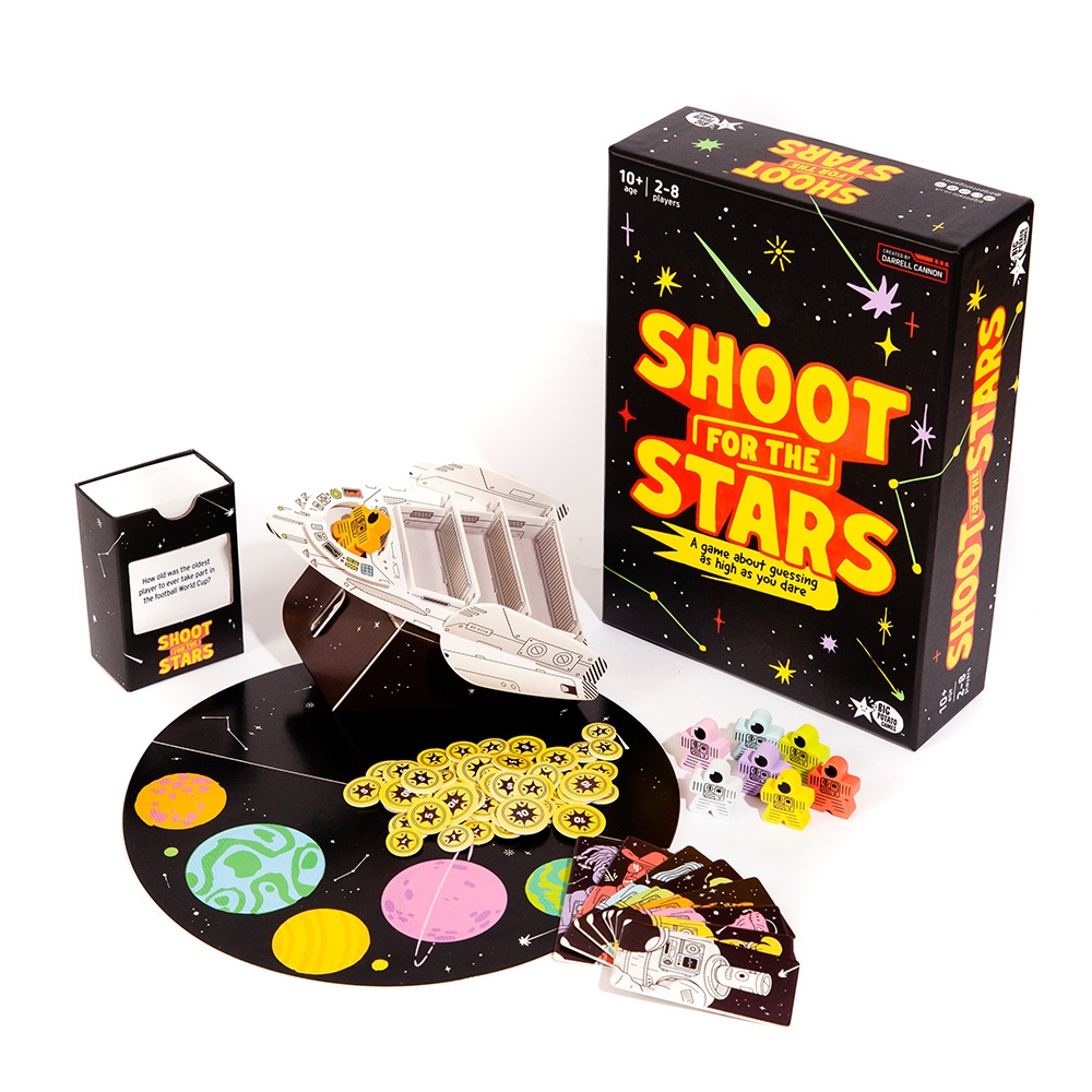Big Potato Games - Shoot For The Stars - Family Trivia Game - 2-8 Players