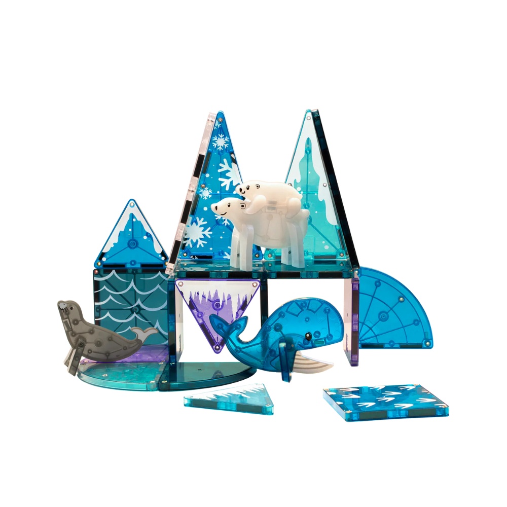 Magna-Tiles - Magnetic Construction Set - Arctic Animals Set - 25pcs - Image 5